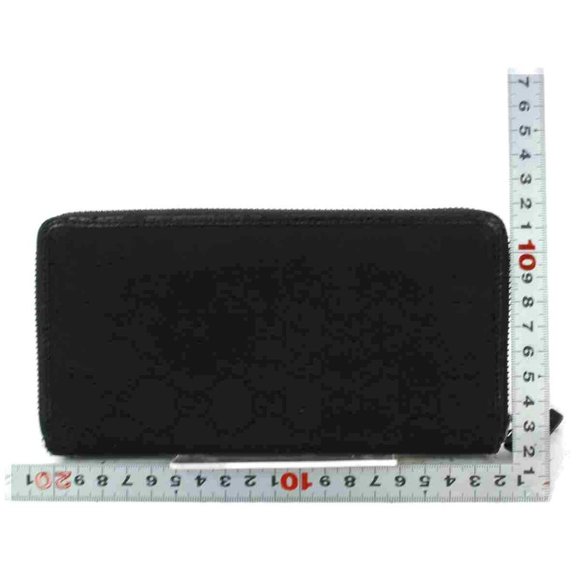 Auth Gucci Zippy Wallet Black Canvas #7106G90 - Picture 7 of 14